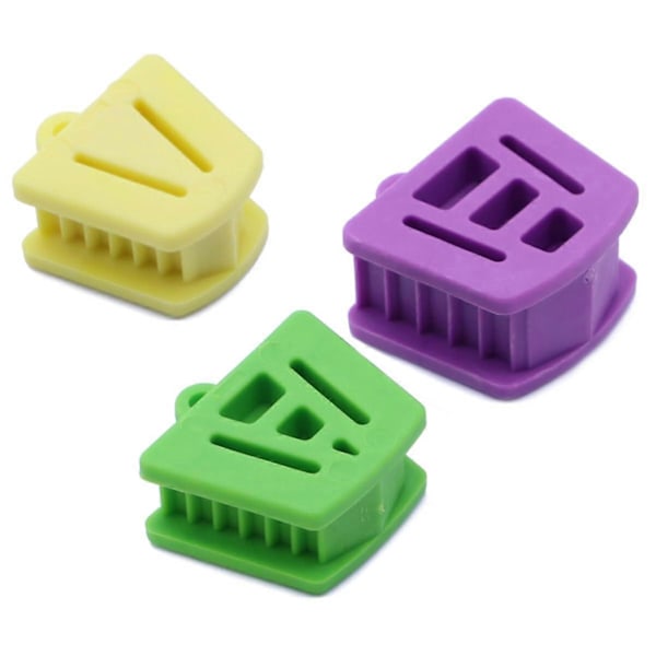 Stora Dental Bite Blocks, Verktyg för Oral Bite Block Autoklav Ocklusala Pads för Mun Oral Vård Bite Pad Kudde Dental Bricka Bite Blocks Små