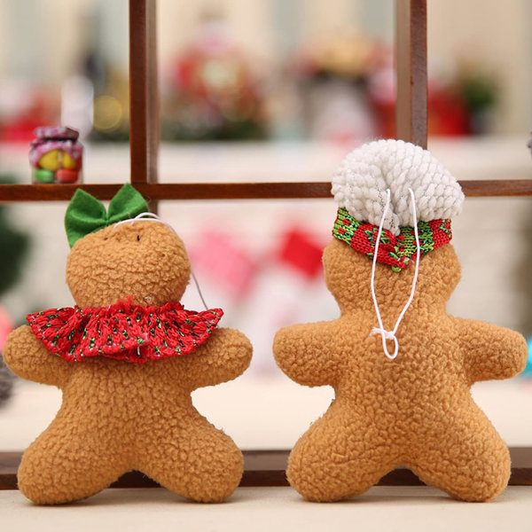 *2 st Mini Pepparkaksgubbe Prydnader, Pepparkaka Jul*