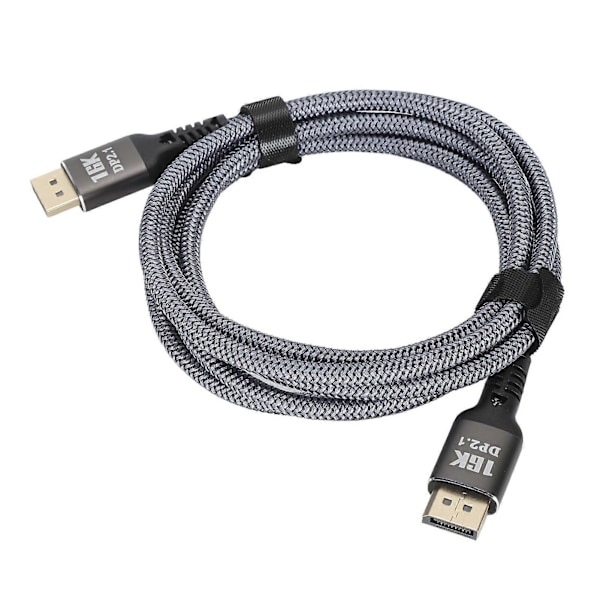 DisplayPort 2.1 Kabel 16K 30Hz 40Gbps 3D Dynamisk HDR Hann til Hann DisplayPort Kabel for FreeSync for G Sync Spillskjerm 2m