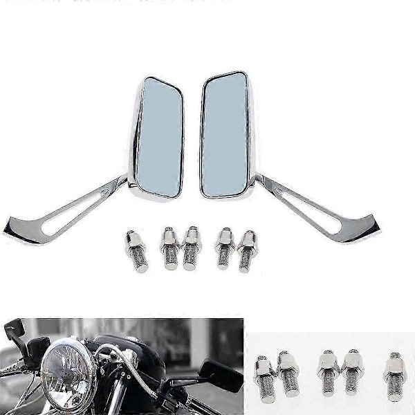Motorcykel Bakspejle Krom 8/10Mm Til