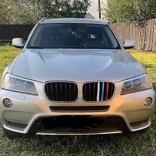 För- X3 X4 F25 F26 2011-2017 Främre Njure Grill Dekorativa Delar Performance Style Grillskydd Cl