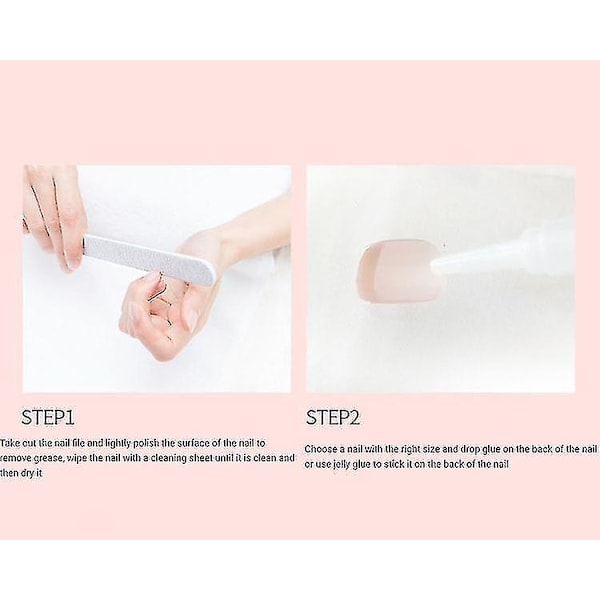 Lang stil europæisk og amerikansk slid rustning lang spids negl udtværet gradient galvaniseret negle patch manicure ark