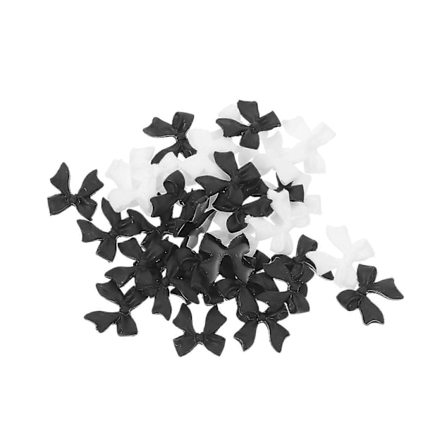 100 st Rosett Nagelkonst DIY Berlocker Harts Manikyrdekorationer Delikata Rosett Nagelberlocker