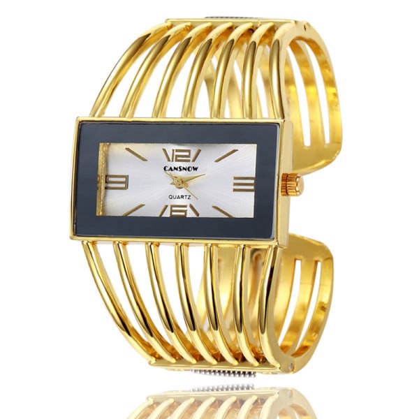 #Quartz watch elegant kvinners rektangellås klokke business armbåndsur#
