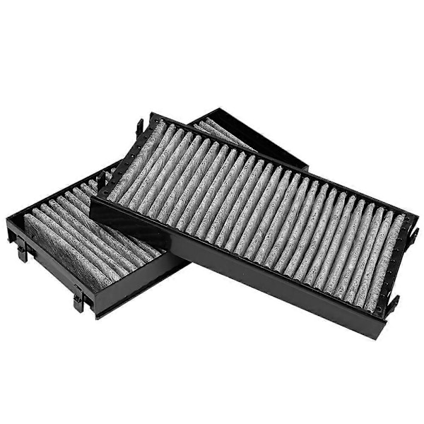 2 stk. Bil Kabine Luftfilter Anti Pollen Støv Udskiftningsdel til X5 E70 X6 E71 64316945586