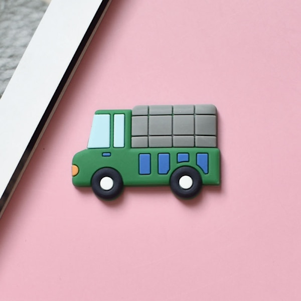 #12-delad uppsättning söta tecknade transportkylskåpsmagneter#