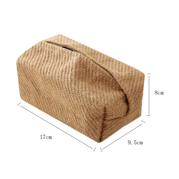 Japanese cotton linen cloth paper towel box simple home stay conc