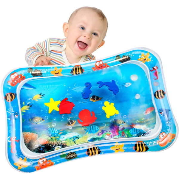 #Uppblåsbar vattenmatta för bebisar Uppblåsbar lekmatta Vattenfylld#