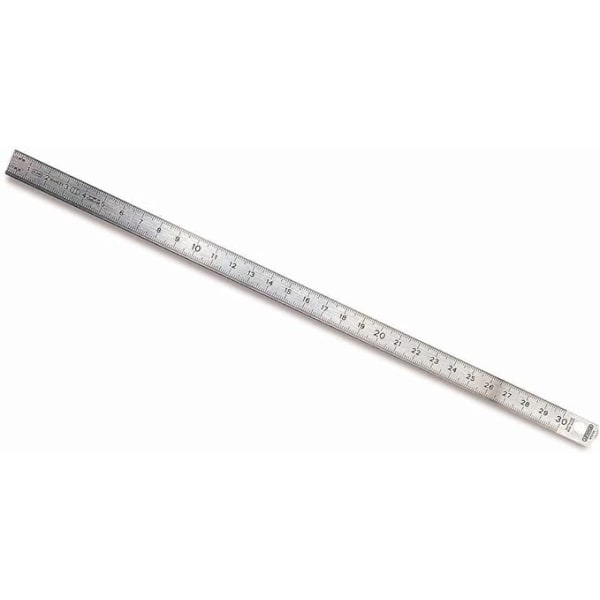 Flexibel linjal i rostfritt stål 30 cm x 10 mm, Syverktyg