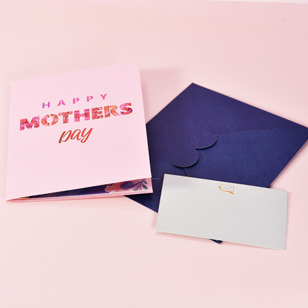 Blomsterbrev pop-up kort | Mors dag kort, takkekort, t