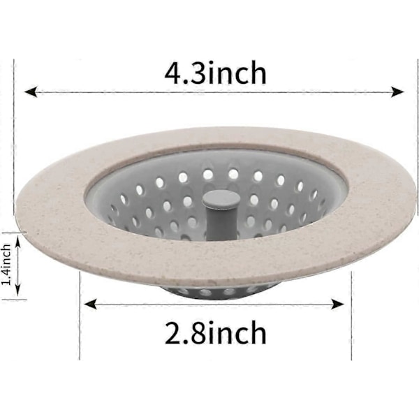2-pack diskbänksil, silikonmatsil, diskbänkskorg för diskbänk (blå+khaki)