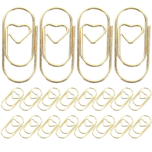 100 st Stickningsklämmor Ornament Fil Dokumentklämmor Kontorsdokumentklämmor Bokläsningsklämmor