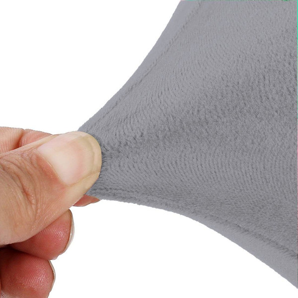 Fløjl Stolsbetræk, Strækbar Spandex med Elastisk Bånd, Stor Fløjl