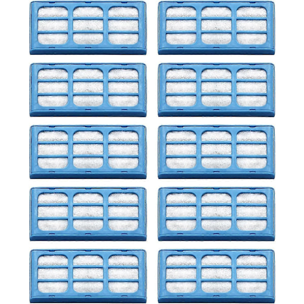 Vattenfontänfilter för katter, filterpatroner kompatibla med Cat Mate & Dog Mate Source Filter Vattenrening för husdjur (10-pack)