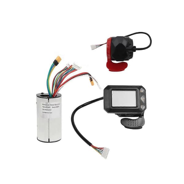 24V 250W Vikbar Scooter Controller Kit Elektrisk Scooter Controller LCD-display Broms Accelerator Gasreglage Set (24V)
