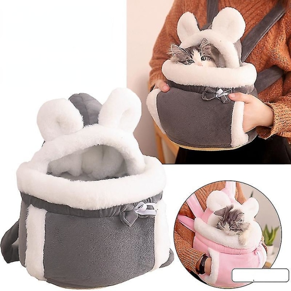 Pet Warm Carring Bag Small Cat Hundar Ryggsäck Winter Warm Carring