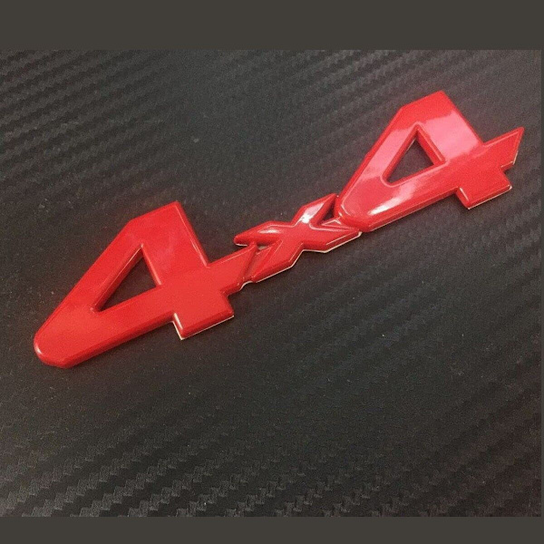 2 kpl Metal 4x4 Auton Takaluukun Takamerkki Tarra St