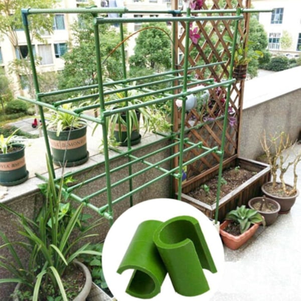 50-pack Växtstöd Clips, Säkra Växtspaljé Clips, Perfekt för Klätterpergola (11mm)