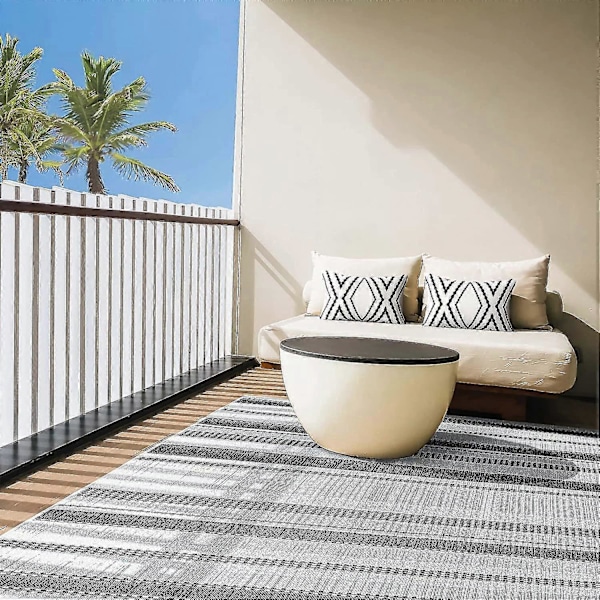 Ute Vanntett Boho Pynteputetrekk, For Terrasse Hage, Hvit