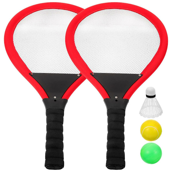 1 Sett med Bærbart Sportsracket Badminton Racket Treningsleke Utendørs Leker for Barn