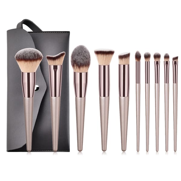 #10 professionelle makeupbørster, makeup sæt