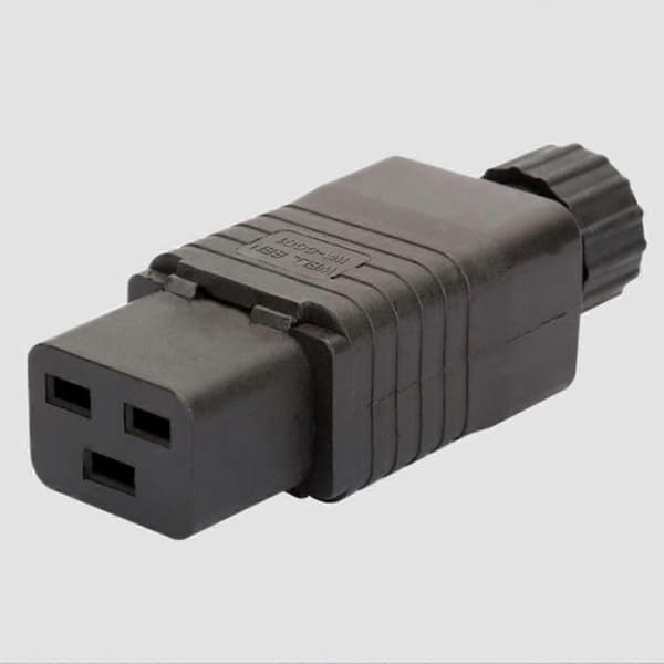 IEC PDU UPS 16A 250VAC 320 C 19 plugg, IEC C19 DIY plugg, conector IEC conector IEC 320 C19 C19 Plugue femea Conect