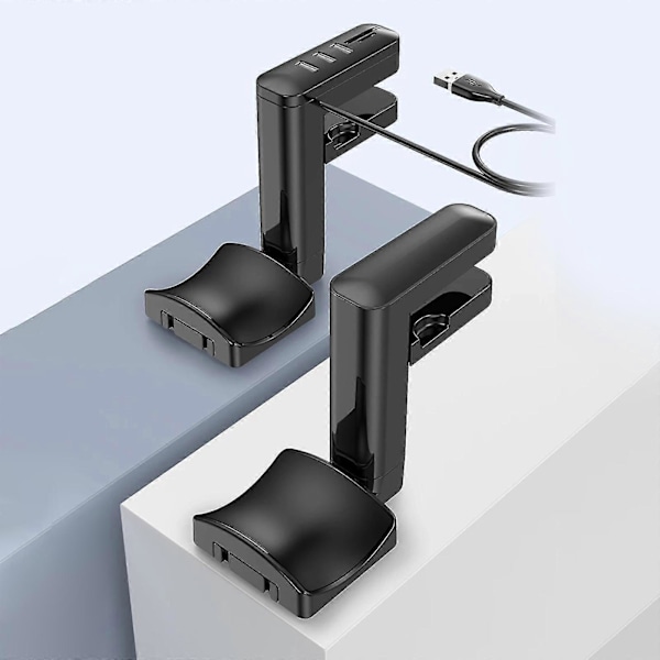 Svingbar Klemme Gaming Headset Holder Skrivebords Headphone Krok