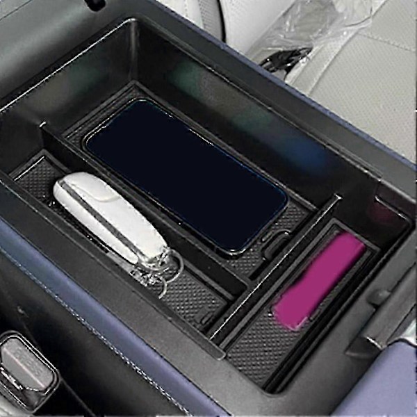 ABS+PVC Bil Armlene Oppbevaringsorganisator for Xpeng G6 - Konsollboks