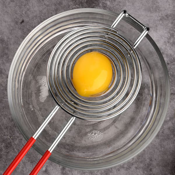 #2 stk. proteinseparator i rustfrit stål#