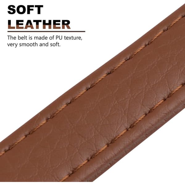#Søt Lær Hundekrage 24-30cm#