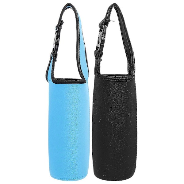2 st Utomhus Dryckesglas Flaskskydd Portabel Vattenflaskväska Glasvattenflaska