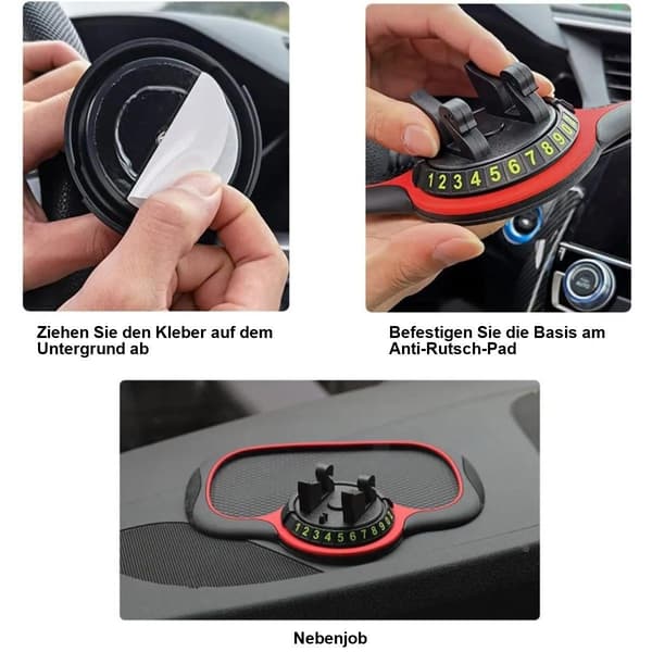 Halkskyddsmatta Multifunktionell bilhalkskyddsmatta: Silikontelefon h#