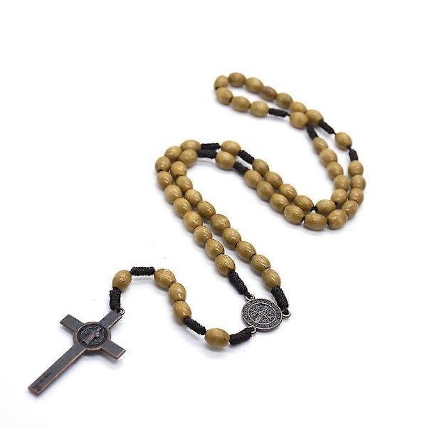 Puhelmi Rosary -kaulakoru, Pyhän Benedictuksen mitali ja katolinen risti