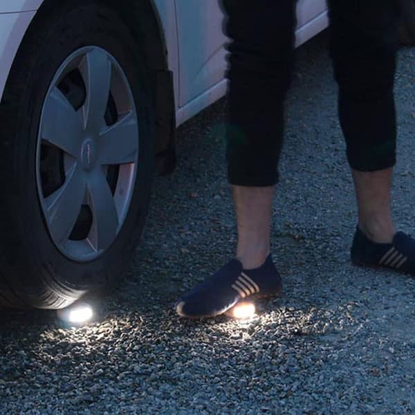 *2 Solcelledrevne Simuleringssten Lamper Udendørs Have Græsplæne Dekorative Spot*