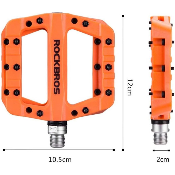 Nylon-poljimet parit 12*10.5cm maantiepyörä 3 laakeria Anti-S