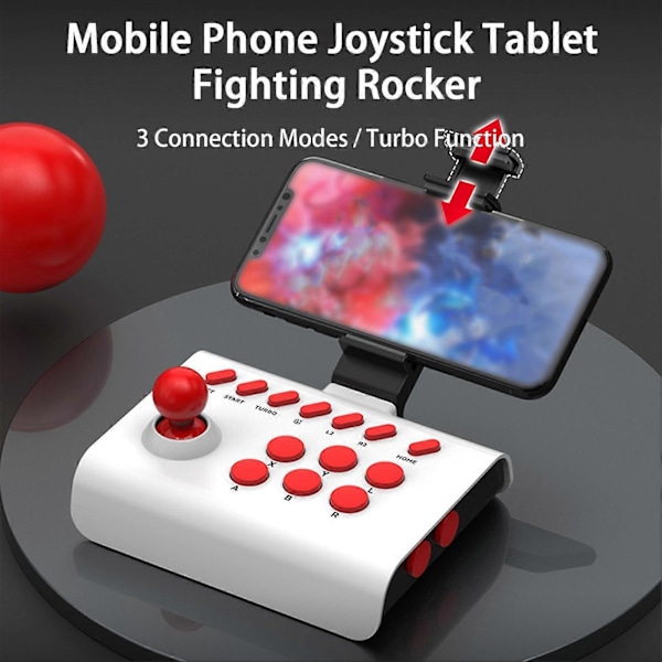 Spillkontroller Plug and Play Sensitiv Mobiltelefon Joystick Nettbrett Fighting Rocker Spillkomponent