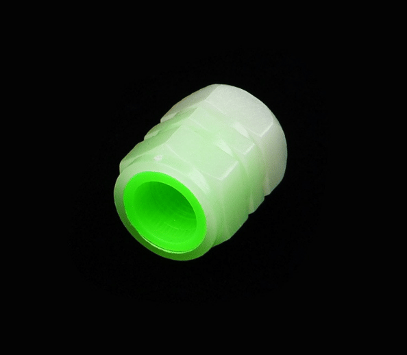 8 stk. Fluorescerende Universelle Lysende Dækventilkapper