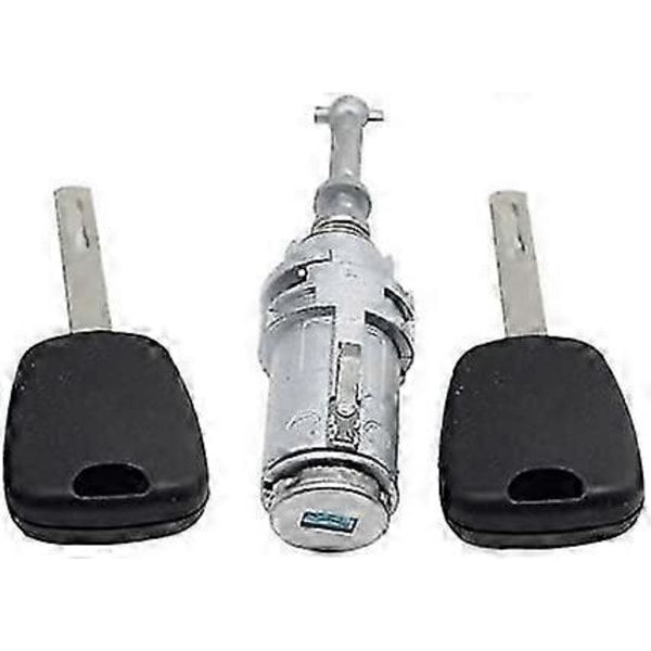 KIT Lås + Sylinder for Venstre Fremre Dør Citroen C2 C3 C3 PLURIEL + 2 nøkler