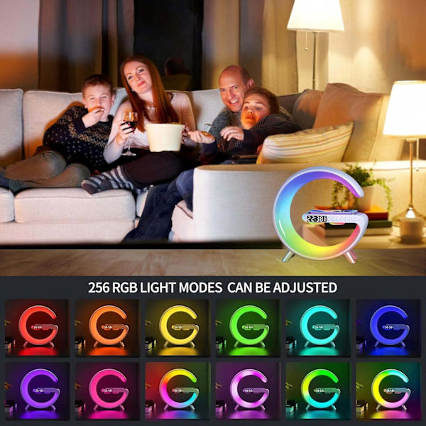 #Smart Bluetooth-högtalare projektorlampa, 256 lägen#