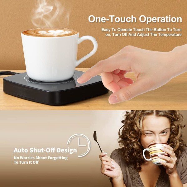 Kaffemugg Värmare Vattentät Smart koppvärmare med 3 temperaturer