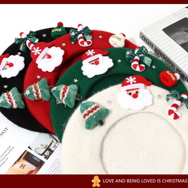 #Juleuldberet, hvid, dameberet#