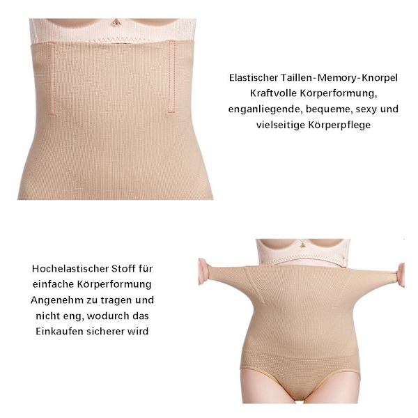 #M/L, Kroppsplassering, Sømløse Etterfødselsformende Bukser med Magekontroll#