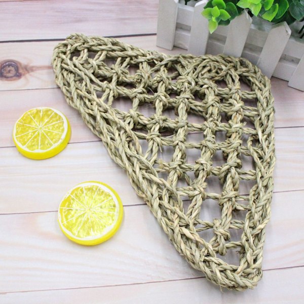 #Lizard Lounger Naturlige Havgræsfibre til Anoler Skæggede Drager Geckos Leguaner og Eremitkrebs Rektangulær 20*20*28CM#