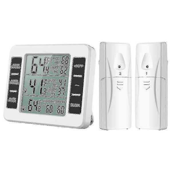 Opgraderet version køleskabs termometer trådløs digital fryser