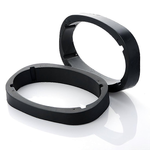 Hiou 2 stk Universal 6 X 9 Tommers Skrå Bilhøyttaler Spacer Adapter Ettermontering Lydmatte H`