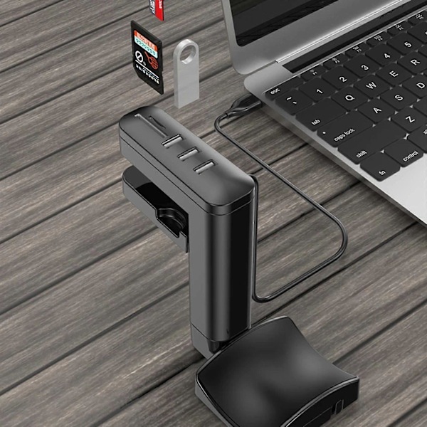 Svingbar Klemme Gaming Headset Holder Skrivebords Headphone Krok
