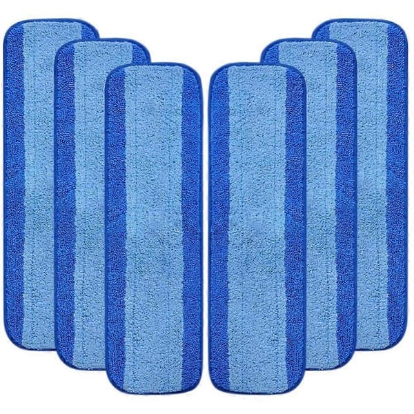 6-pack Mikrofiber Rengöringsdynor för Premium Spraymopp