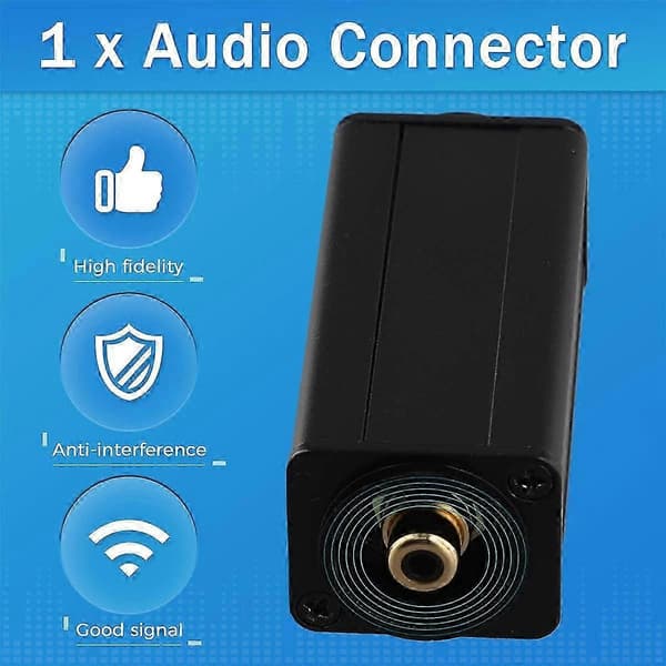 Adapter af XLR-lydstik til phono-stik til kabeludvidelser, lydstudie, professionel
