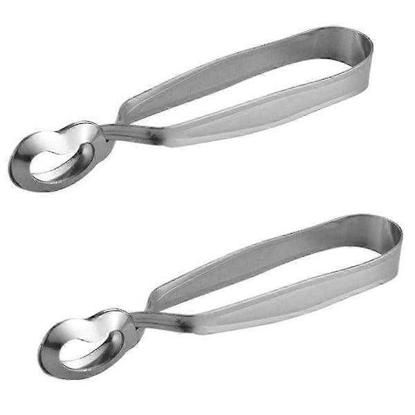 Mote Rustfritt Stål Fransk Snegletang, Klemme Skrueklips Tang, for Servering Kjøkken Matlaging (2