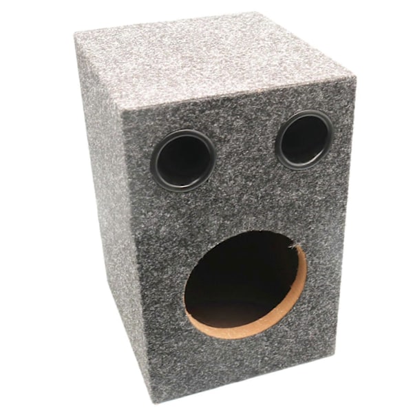 För Fodral För Subwoofer Audio Stereo Högtalare Portad Inneslutning Högtalare Sub Trä
